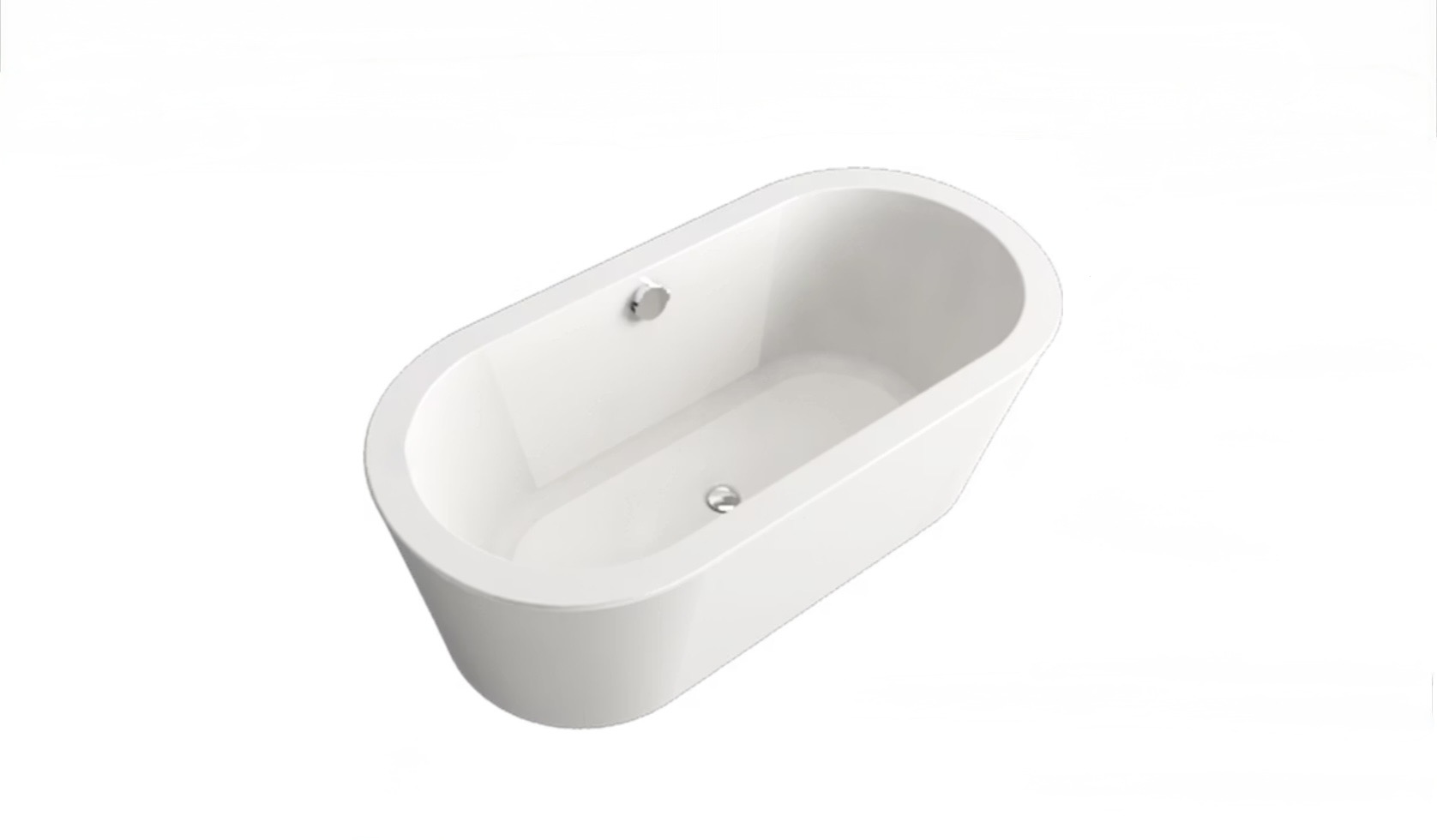 innoci 1.64m 獨立浴缸_亮白色 NB25601TW-1W