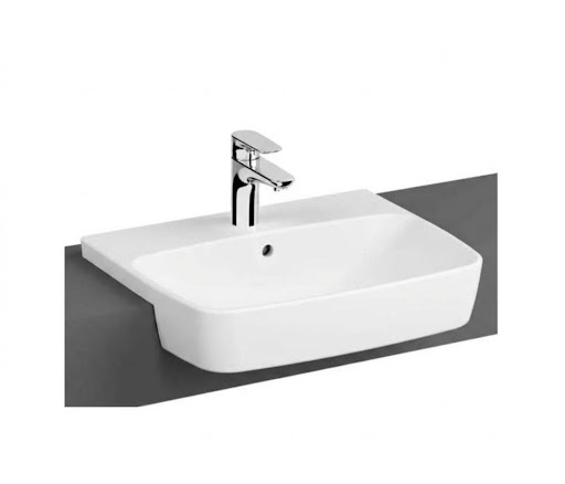 德國 Geberit Selnova 55公分 方型半嵌式洗手台 