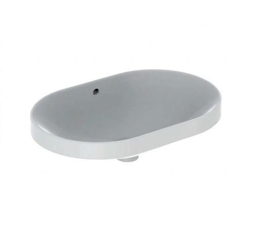 德國 Geberit Variform 60cm 橢圓型半嵌式台上盆 無龍頭孔
