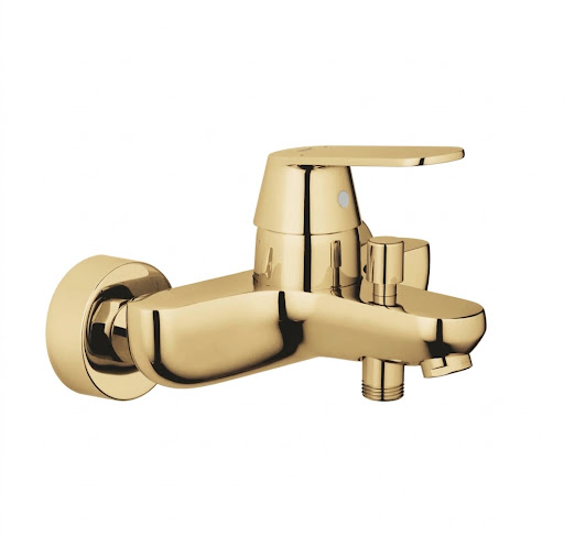 GROHE EUROSMART COSMOPOLITAN 浴缸龍頭+升降桿+淋浴軟管 +四段式蓮蓬頭 四件組