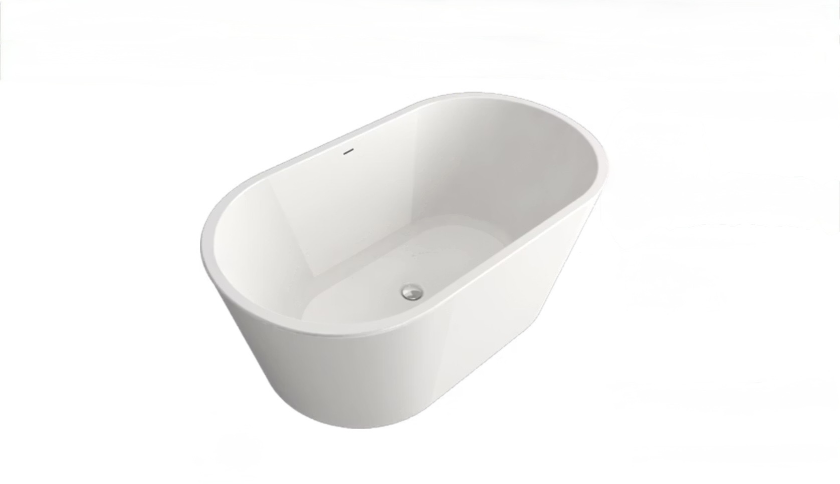 innoci 薄邊1.5m 獨立浴缸_亮白色 NB25503TW-1W